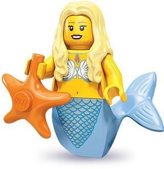 LEGO Minifigure-Mermaid-Collectible Minifigures / Series 9-Creative Brick Builders